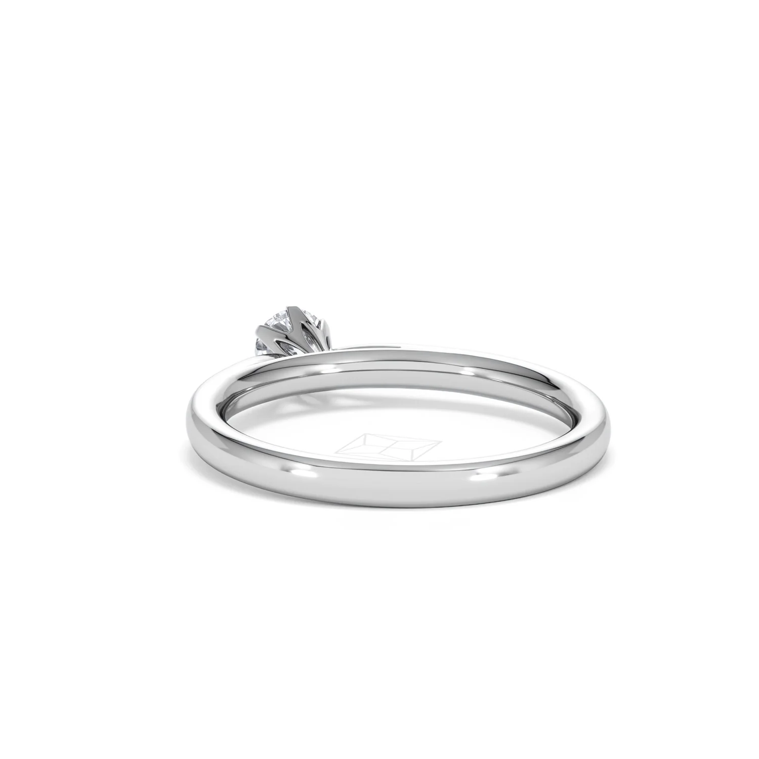 Engagement Ring High Set Chloe 18K White Gold Diamond 0.25CT H/SI - Image 53