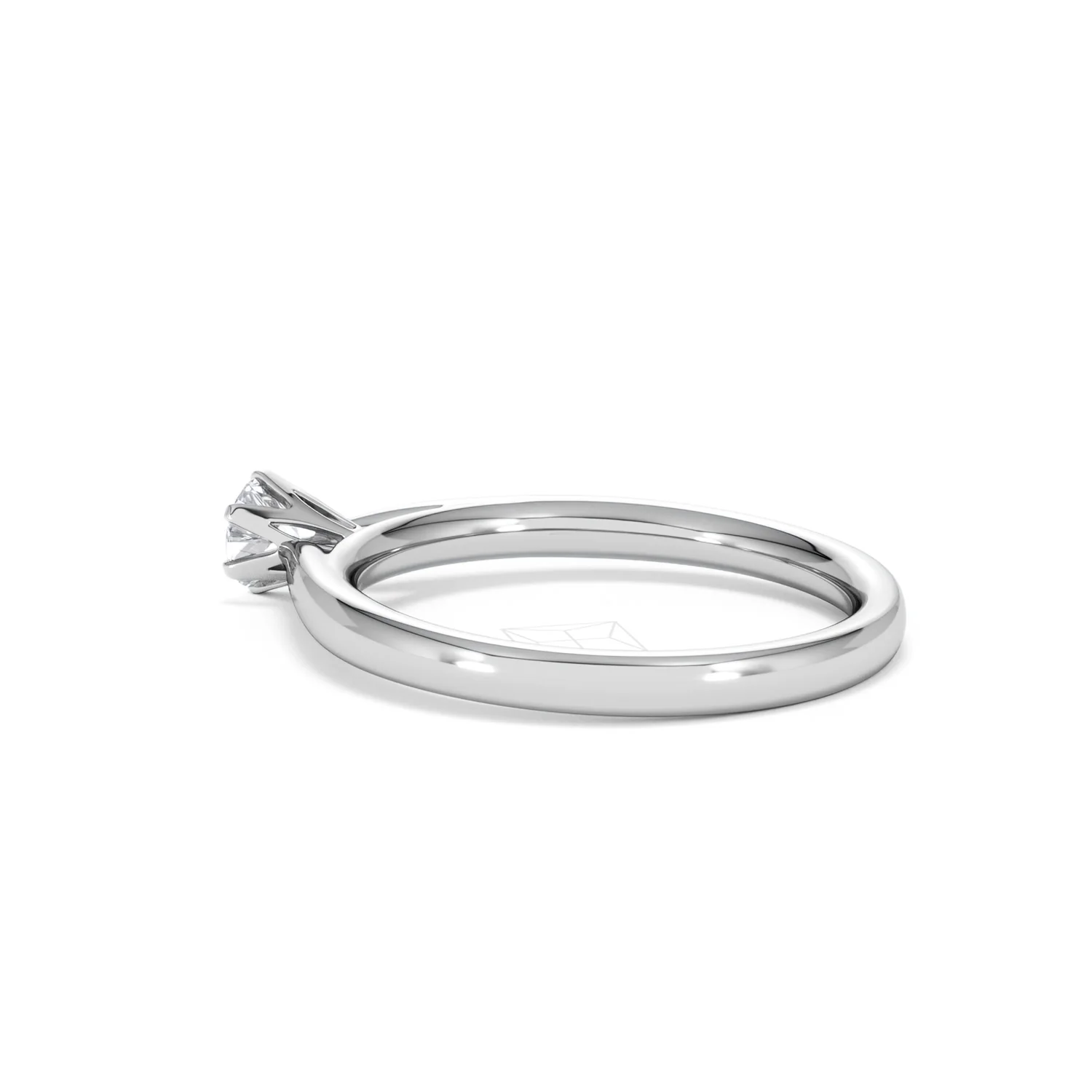 Engagement Ring High Set Chloe 18K White Gold Diamond 0.25CT H/SI - Image 61