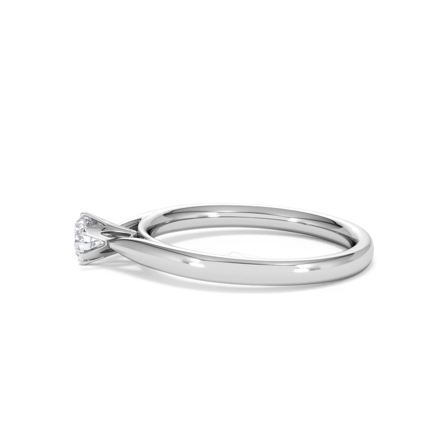 Engagement Ring High Set Chloe 18K White Gold Diamond 0.25CT H/SI - Image 69