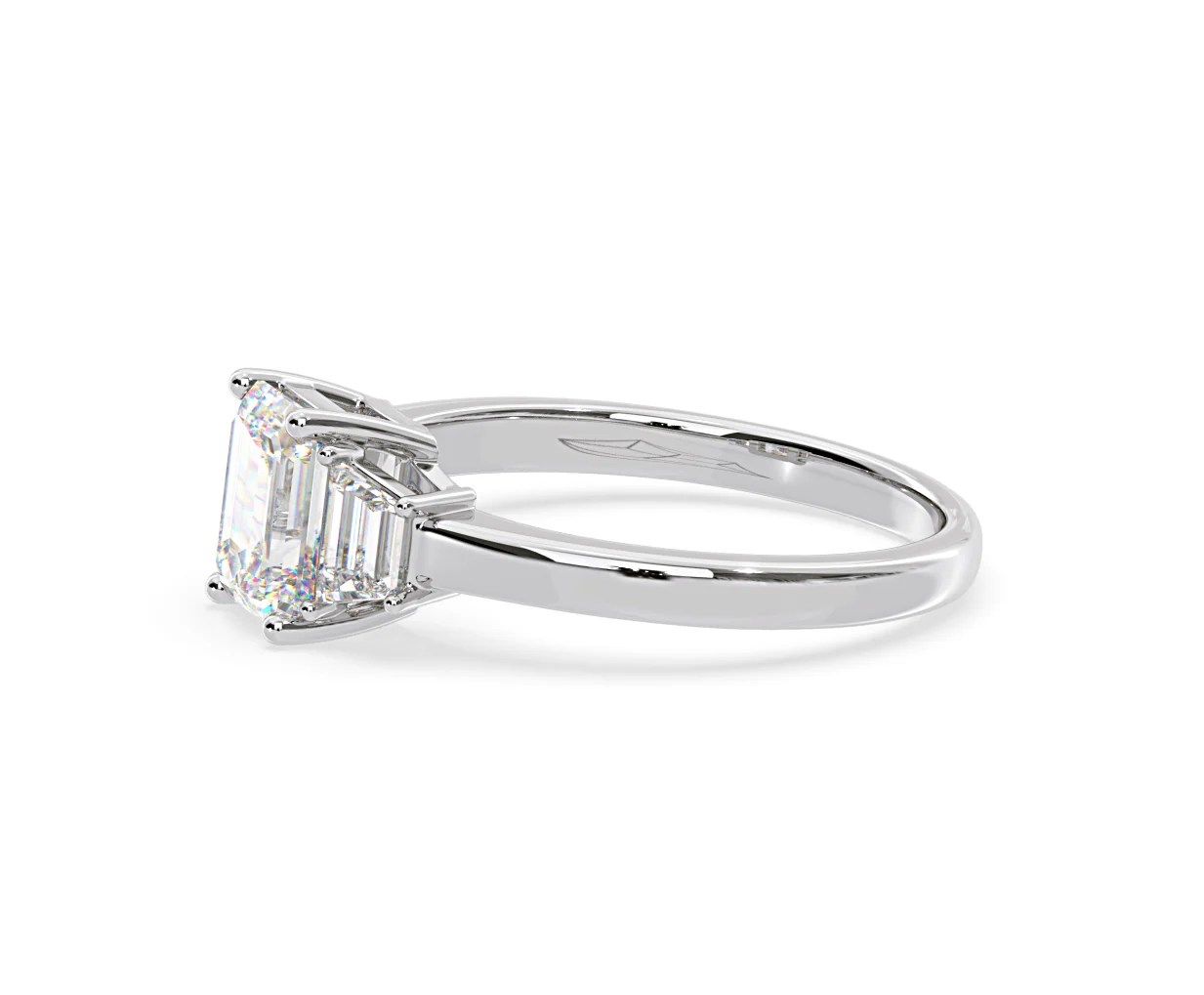 Erika Lab Diamond 1.70ct Emerald Cut Ring in 18K White Gold F/VS1 - Image 22