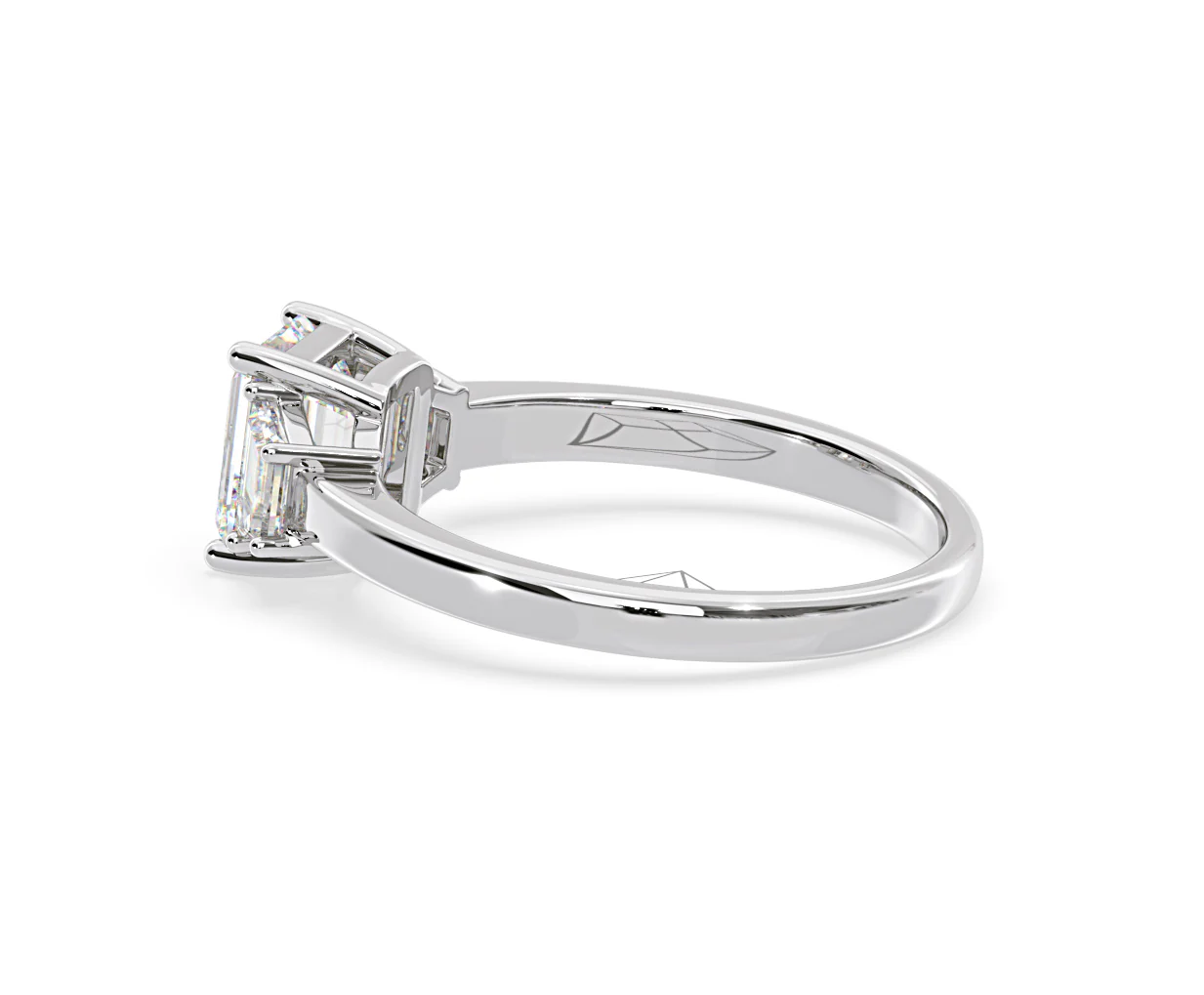 Erika Lab Diamond 1.70ct Emerald Cut Ring in 18K White Gold F/VS1 - Image 31