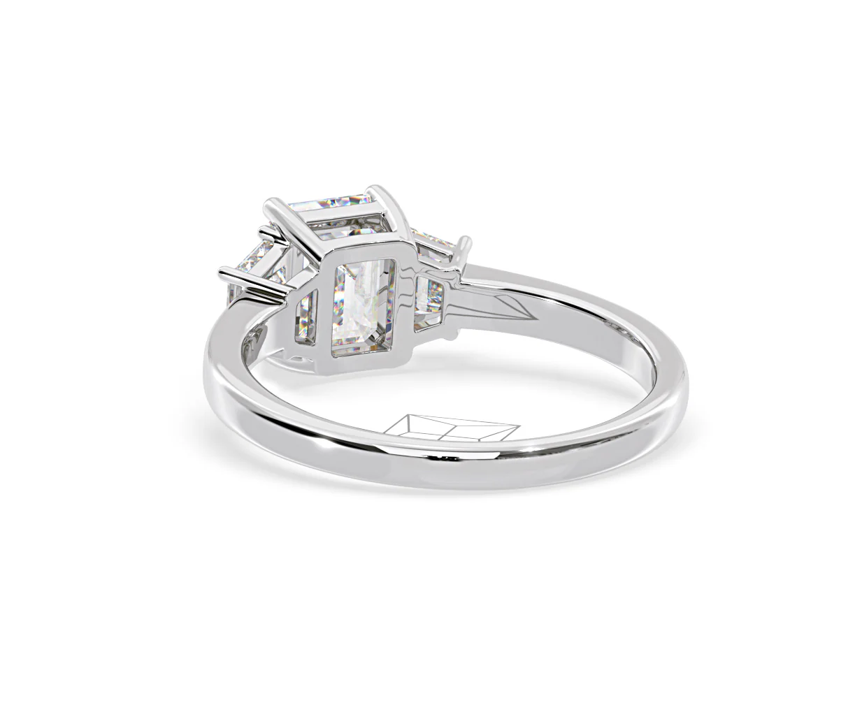 Erika Lab Diamond 1.70ct Emerald Cut Ring in 18K White Gold F/VS1 - Image 41