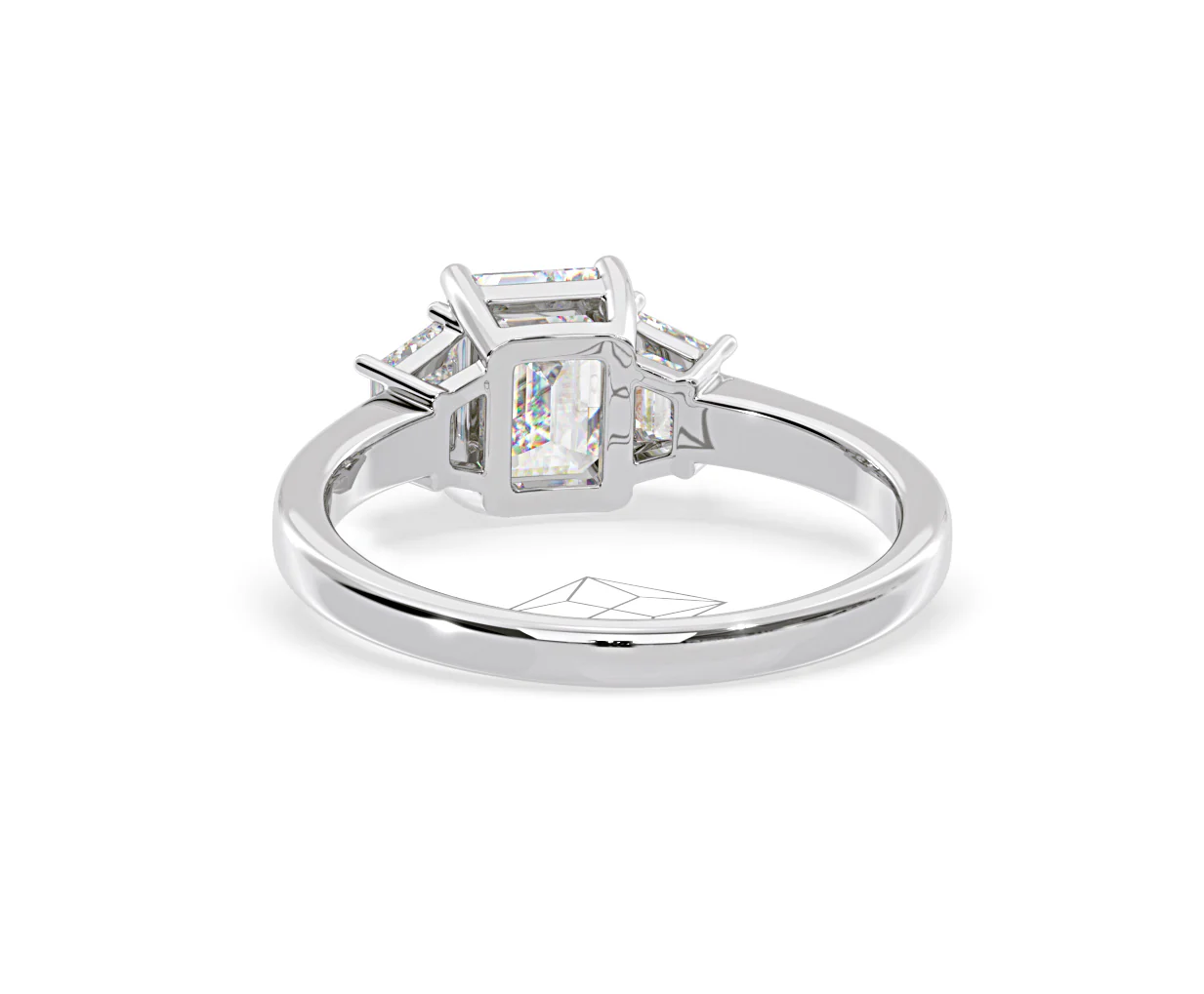 Erika Lab Diamond 1.70ct Emerald Cut Ring in 18K White Gold F/VS1 - Image 44