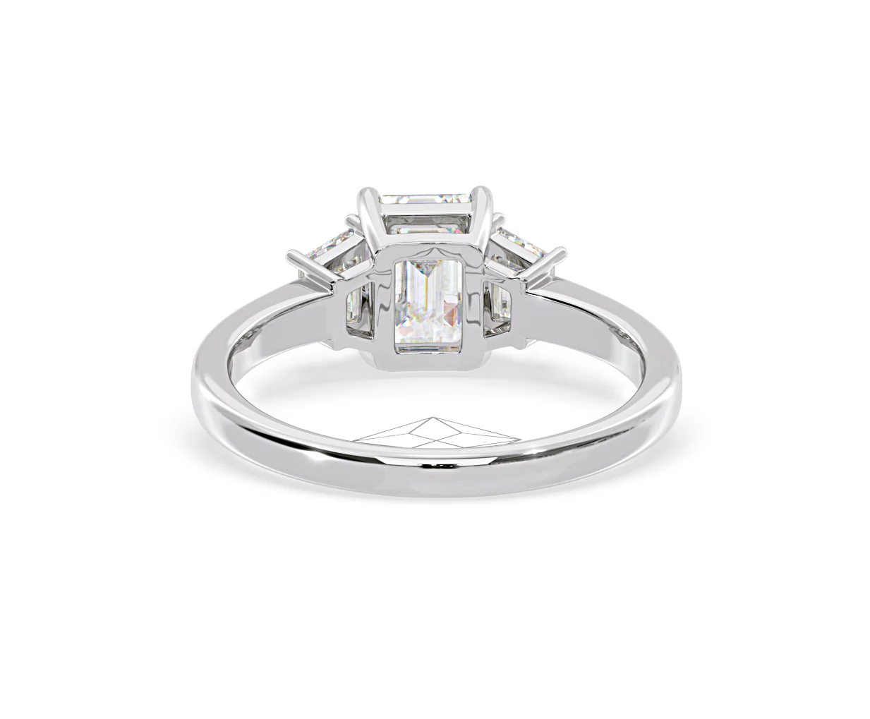 Erika Lab Diamond 1.70ct Emerald Cut Ring in 18K White Gold F/VS1 - Image 46