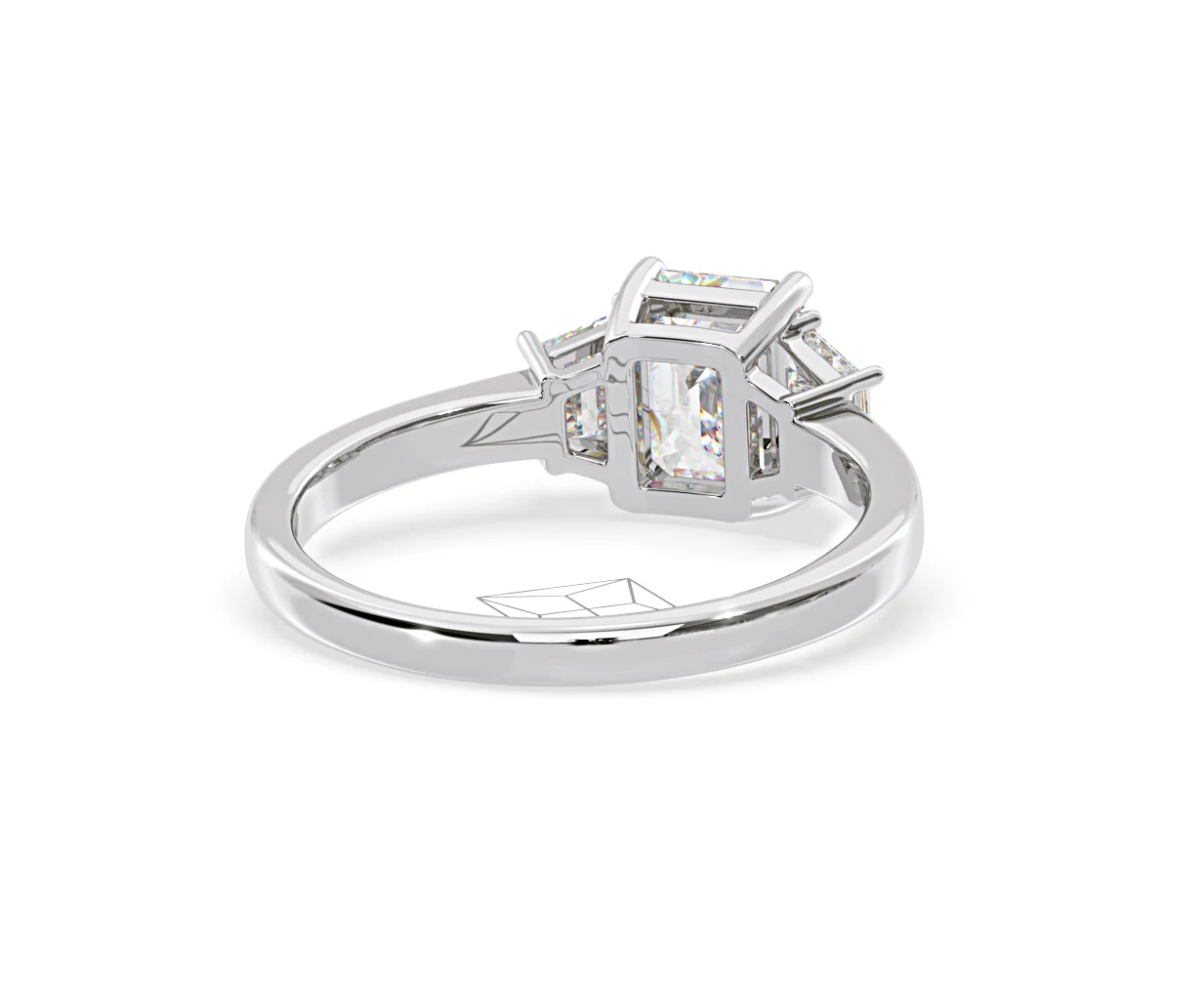 Erika Lab Diamond 1.70ct Emerald Cut Ring in 18K White Gold F/VS1 - Image 51