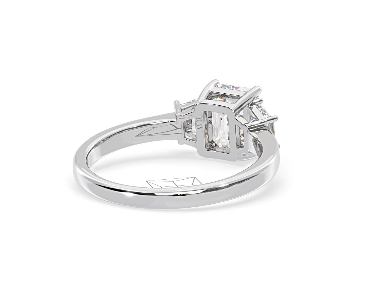 Erika Lab Diamond 1.70ct Emerald Cut Ring in 18K White Gold F/VS1 - Image 53