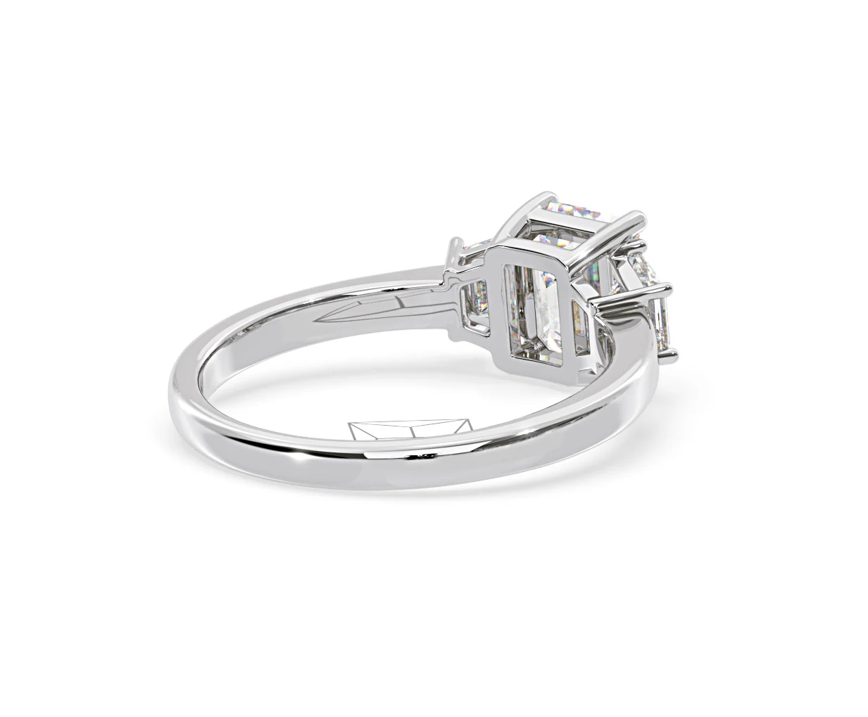Erika Lab Diamond 1.70ct Emerald Cut Ring in 18K White Gold F/VS1 - Image 55