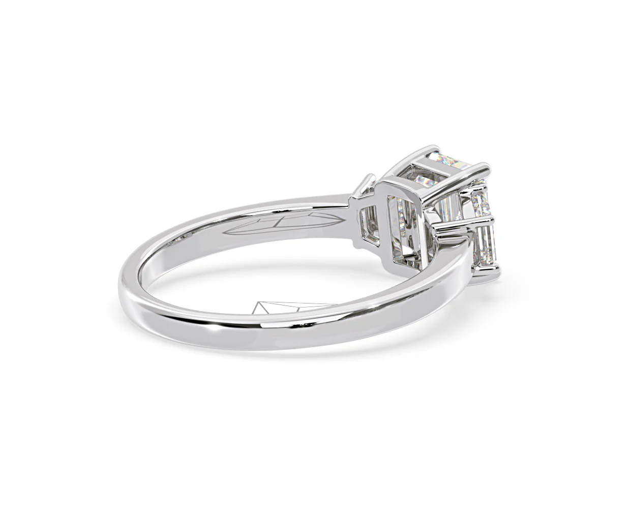 Erika Lab Diamond 1.70ct Emerald Cut Ring in 18K White Gold F/VS1 - Image 58