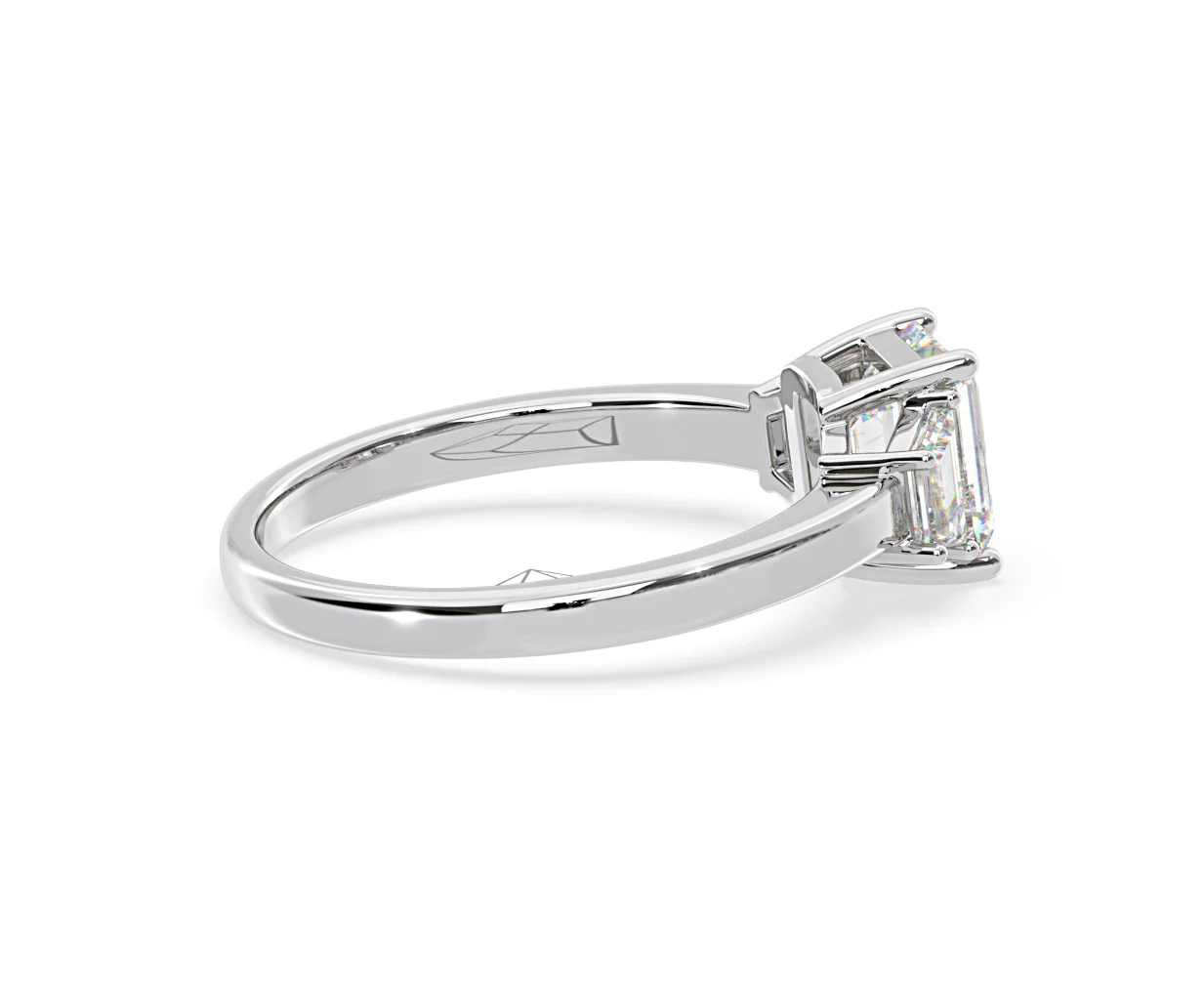 Erika Lab Diamond 1.70ct Emerald Cut Ring in 18K White Gold F/VS1 - Image 63
