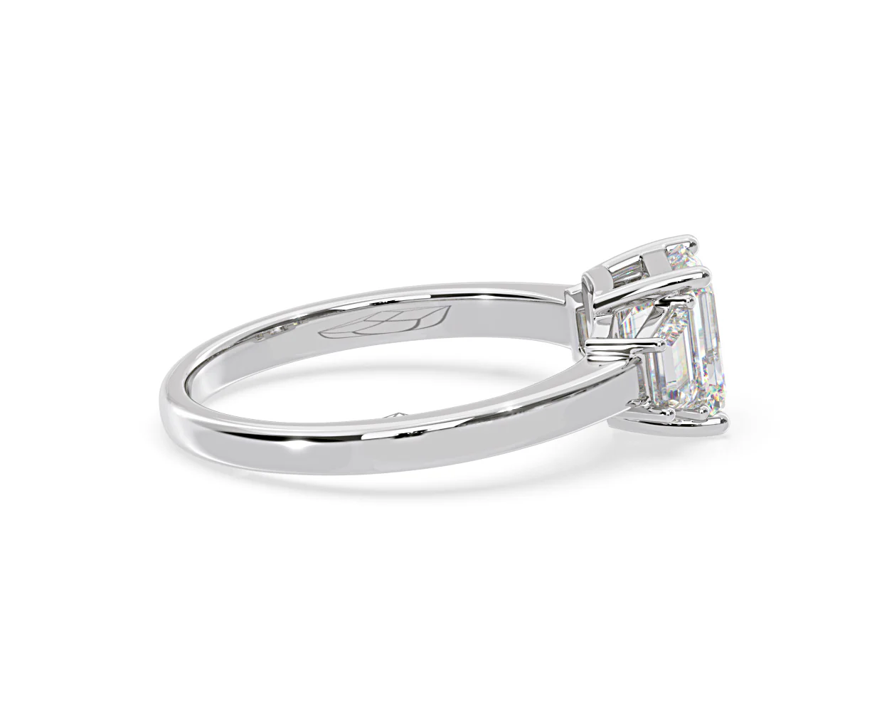 Erika Lab Diamond 1.70ct Emerald Cut Ring in 18K White Gold F/VS1 - Image 65