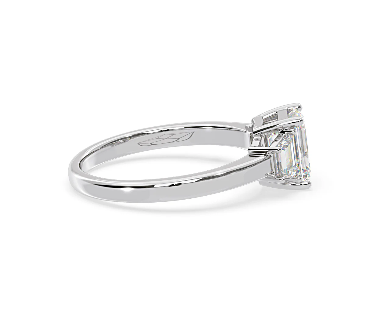 Erika Lab Diamond 1.70ct Emerald Cut Ring in 18K White Gold F/VS1 - Image 66