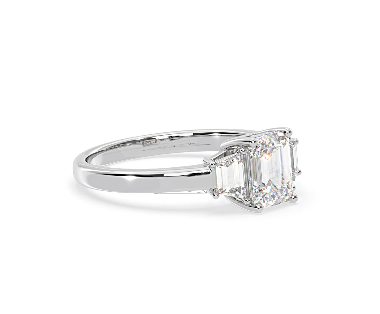 Erika Lab Diamond 1.70ct Emerald Cut Ring in 18K White Gold F/VS1 - Image 76