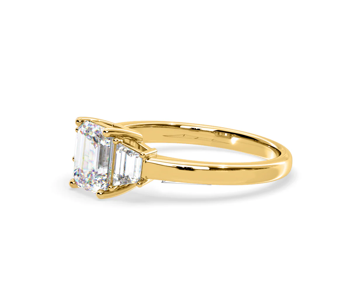 Erika Lab Diamond 1.70ct Emerald Cut Ring in 18K Yellow Gold F/VS1 - Image 19