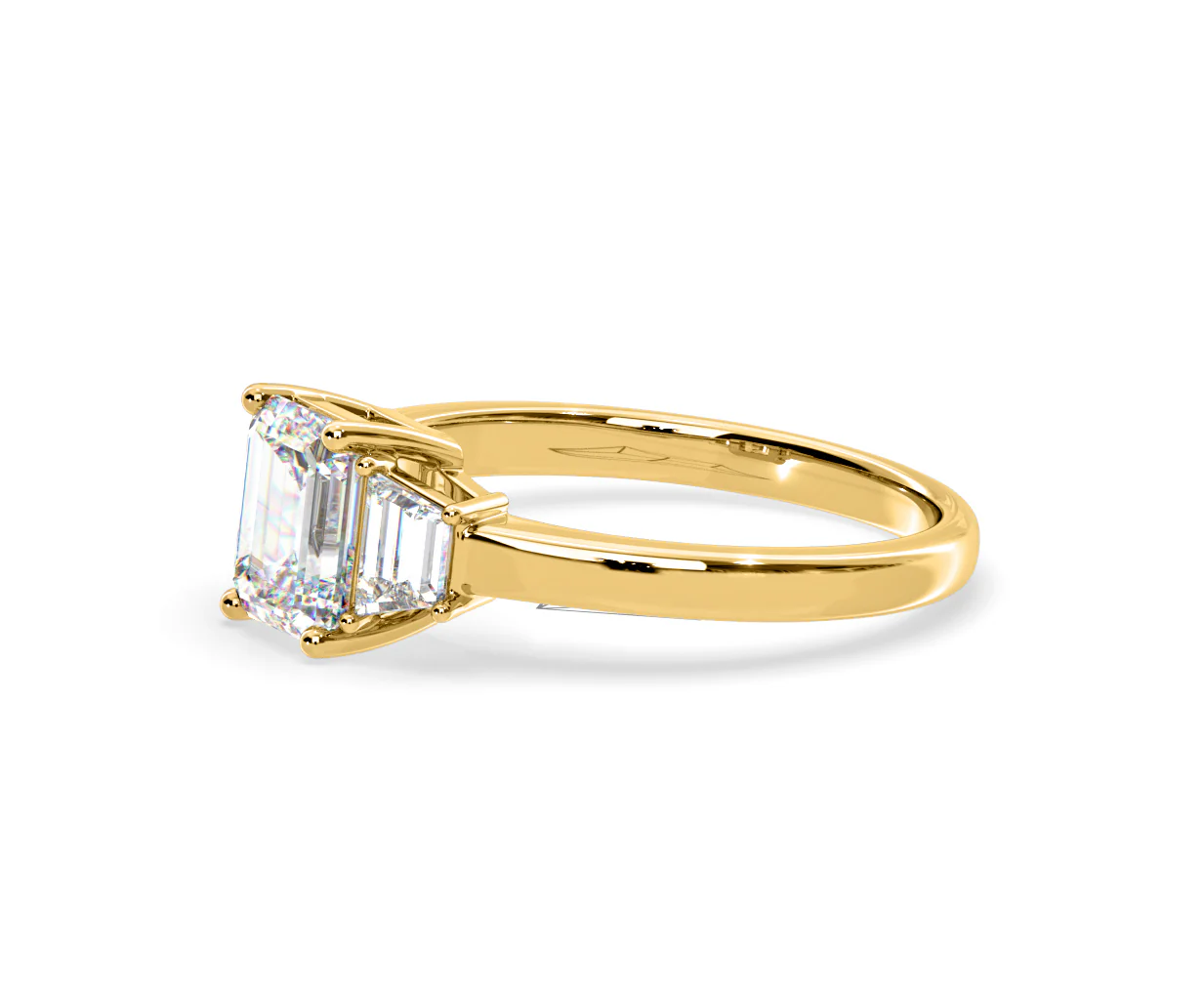 Erika Lab Diamond 1.70ct Emerald Cut Ring in 18K Yellow Gold F/VS1 - Image 20