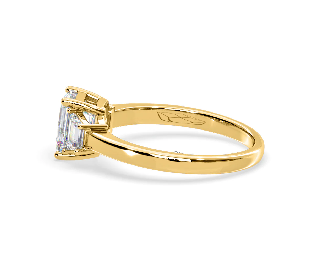 Erika Lab Diamond 1.70ct Emerald Cut Ring in 18K Yellow Gold F/VS1 - Image 28