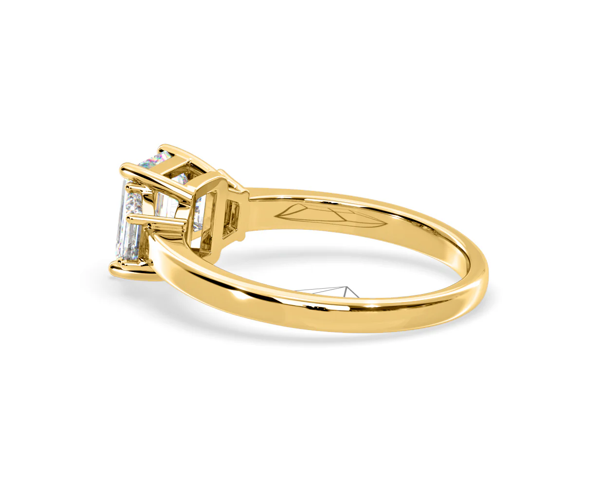 Erika Lab Diamond 1.70ct Emerald Cut Ring in 18K Yellow Gold F/VS1 - Image 33