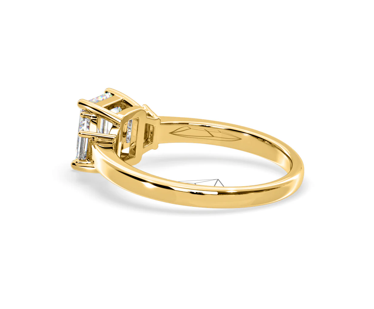 Erika Lab Diamond 1.70ct Emerald Cut Ring in 18K Yellow Gold F/VS1 - Image 34