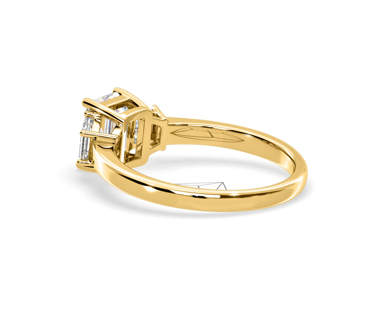 Erika Lab Diamond 1.70ct Emerald Cut Ring in 18K Yellow Gold F/VS1 - Image 35