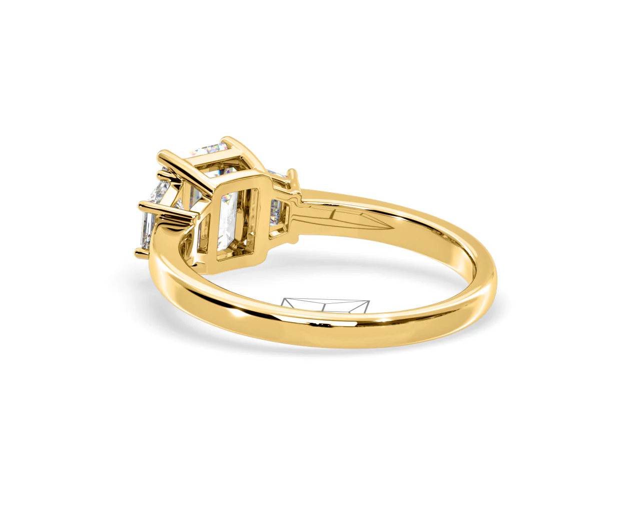 Erika Lab Diamond 1.70ct Emerald Cut Ring in 18K Yellow Gold F/VS1 - Image 38