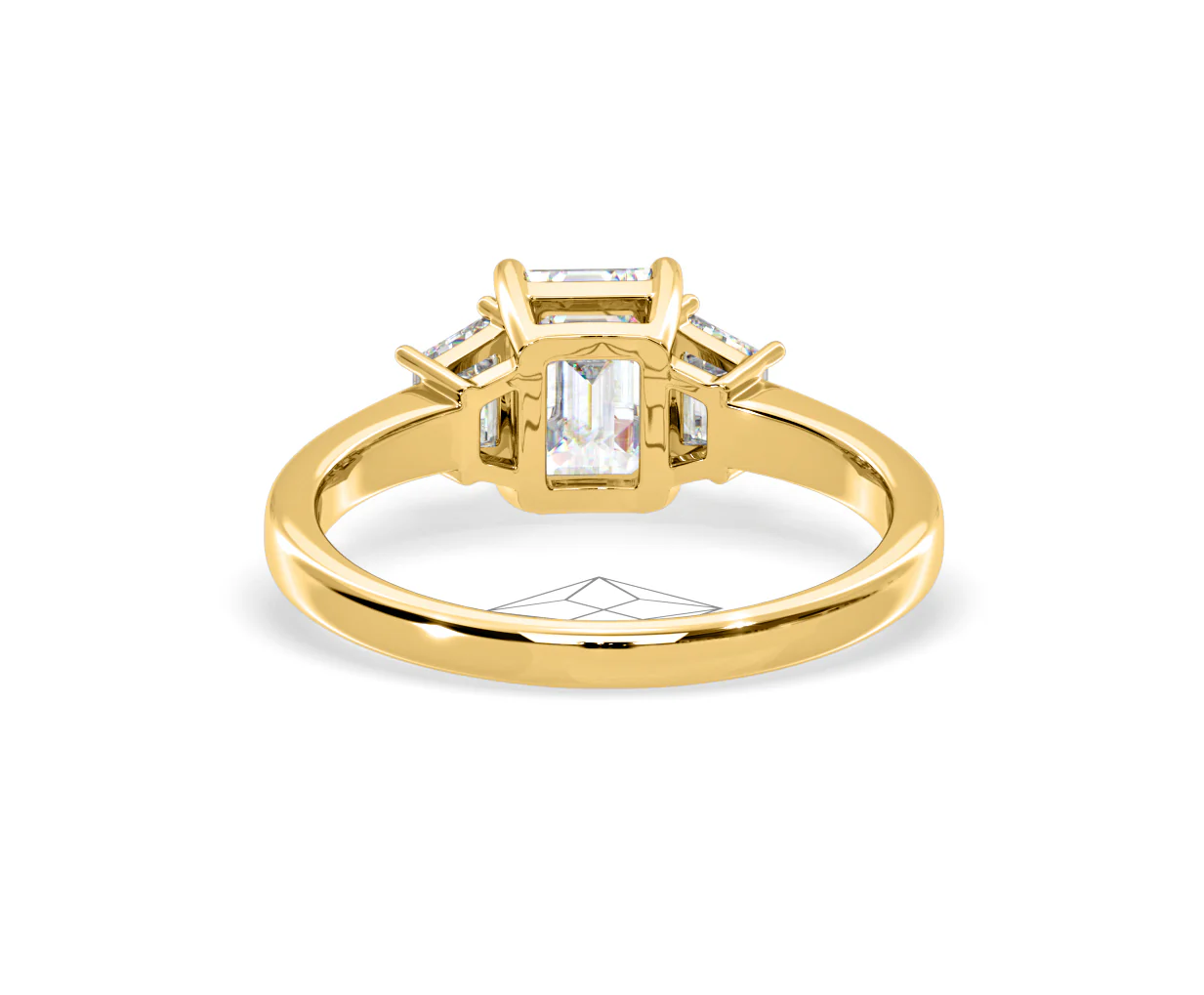 Erika Lab Diamond 1.70ct Emerald Cut Ring in 18K Yellow Gold F/VS1 - Image 46