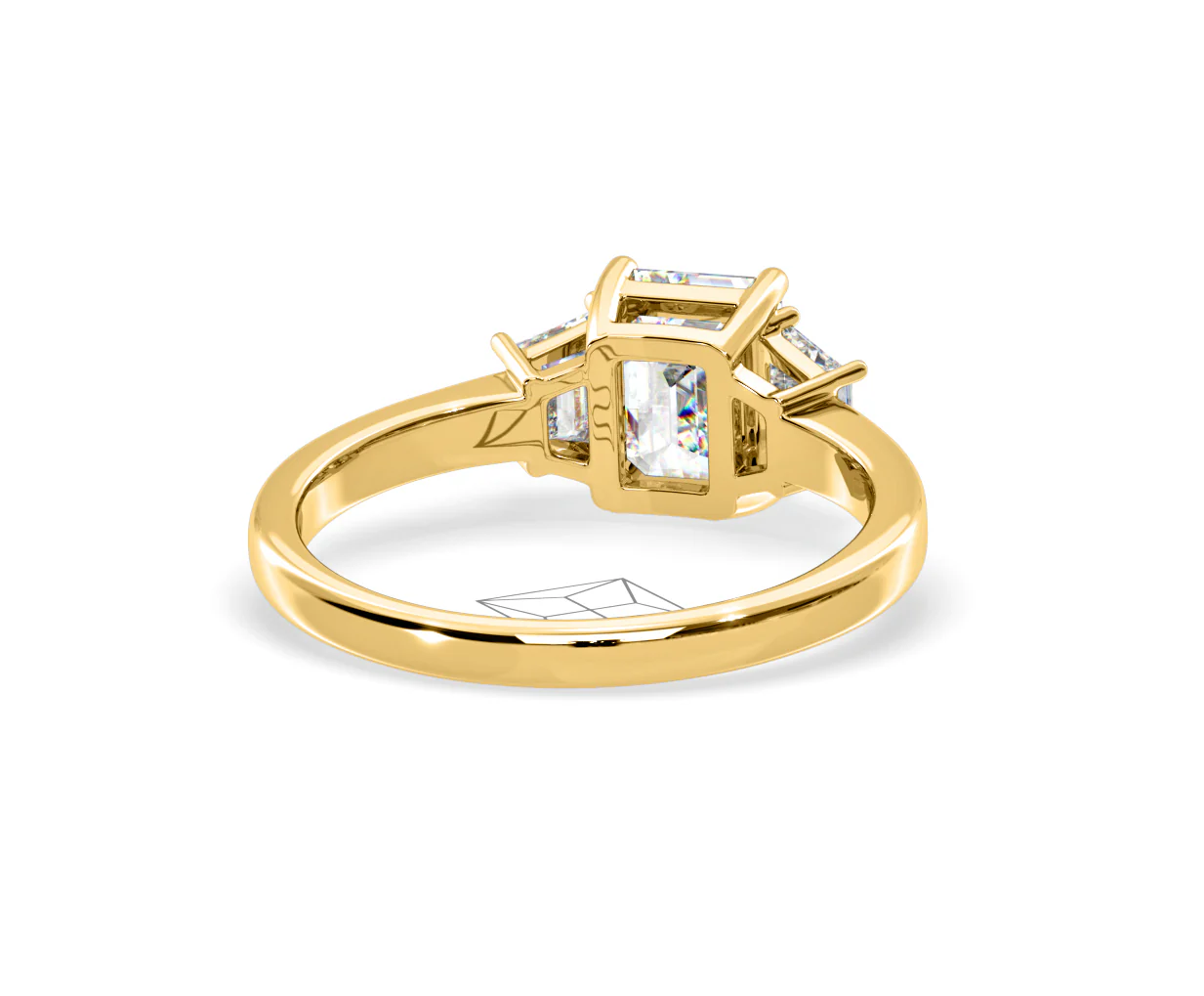 Erika Lab Diamond 1.70ct Emerald Cut Ring in 18K Yellow Gold F/VS1 - Image 50