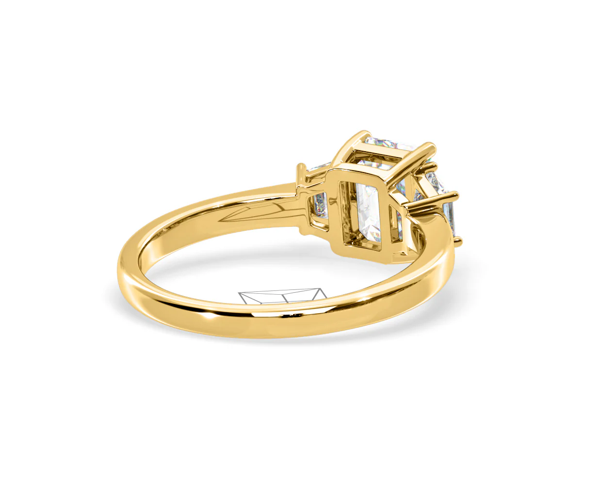 Erika Lab Diamond 1.70ct Emerald Cut Ring in 18K Yellow Gold F/VS1 - Image 54
