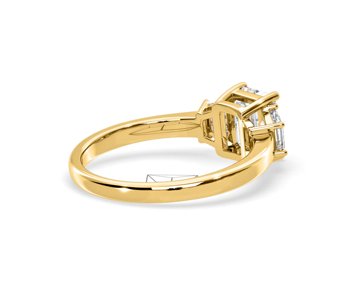 Erika Lab Diamond 1.70ct Emerald Cut Ring in 18K Yellow Gold F/VS1 - Image 57