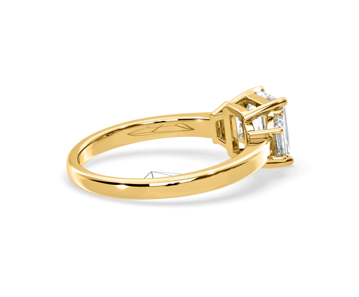 Erika Lab Diamond 1.70ct Emerald Cut Ring in 18K Yellow Gold F/VS1 - Image 60
