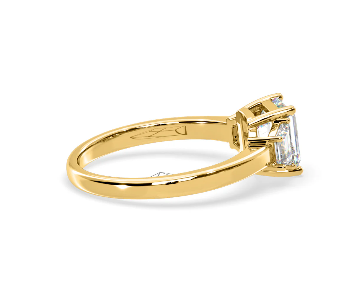 Erika Lab Diamond 1.70ct Emerald Cut Ring in 18K Yellow Gold F/VS1 - Image 63