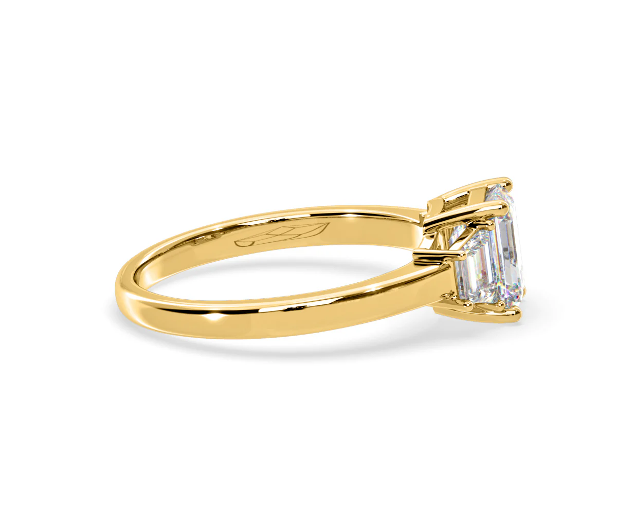 Erika Lab Diamond 1.70ct Emerald Cut Ring in 18K Yellow Gold F/VS1 - Image 67