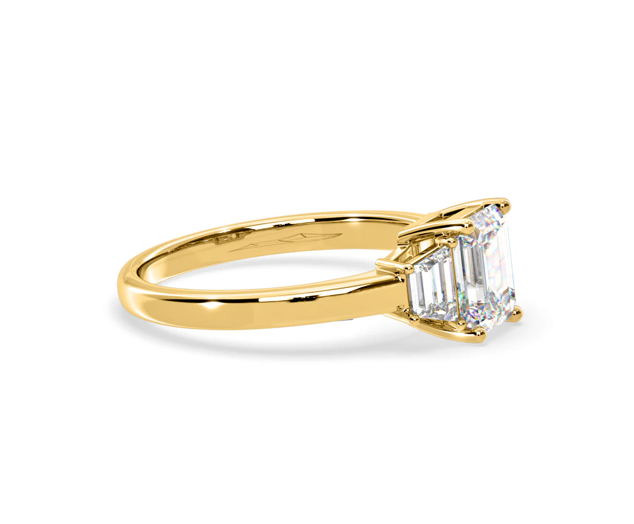 Erika Lab Diamond 1.70ct Emerald Cut Ring in 18K Yellow Gold F/VS1 - Image 72