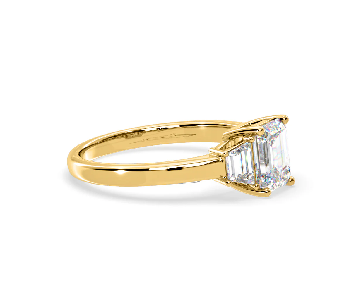 Erika Lab Diamond 1.70ct Emerald Cut Ring in 18K Yellow Gold F/VS1 - Image 73