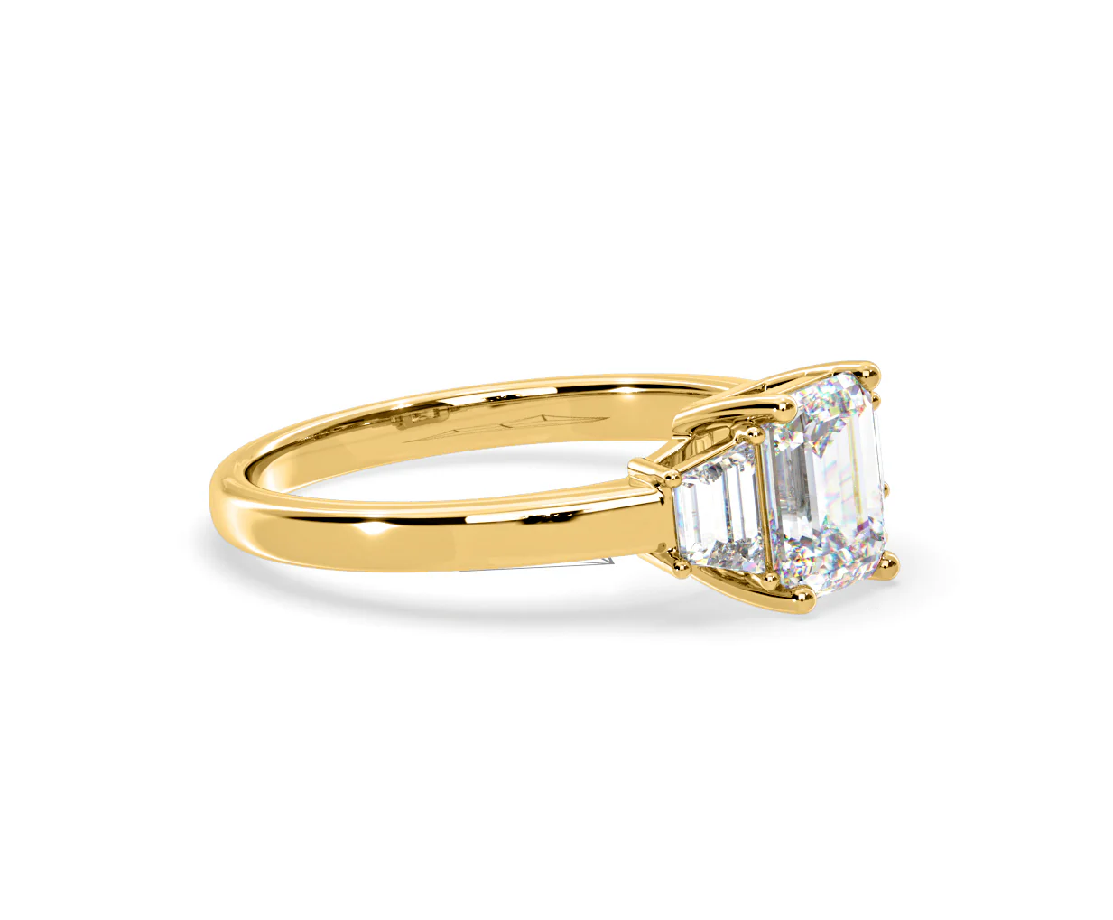 Erika Lab Diamond 1.70ct Emerald Cut Ring in 18K Yellow Gold F/VS1 - Image 74