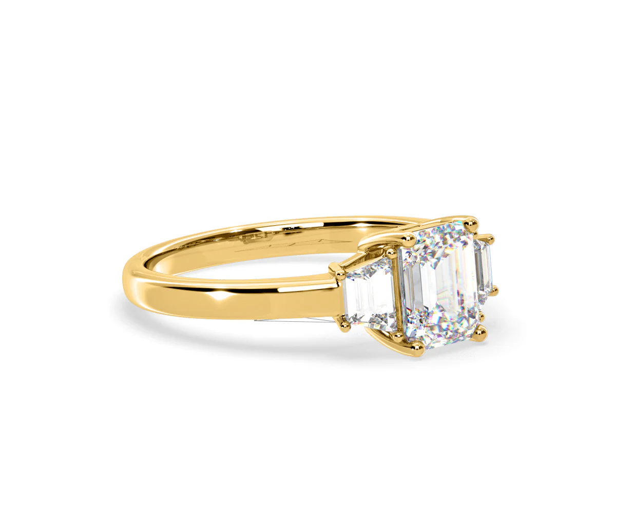 Erika Lab Diamond 1.70ct Emerald Cut Ring in 18K Yellow Gold F/VS1 - Image 77