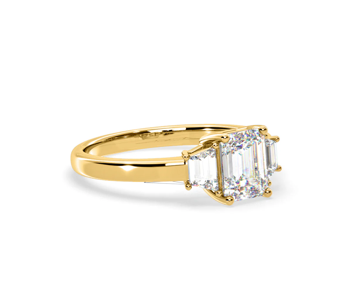 Erika Lab Diamond 1.70ct Emerald Cut Ring in 18K Yellow Gold F/VS1 - Image 78