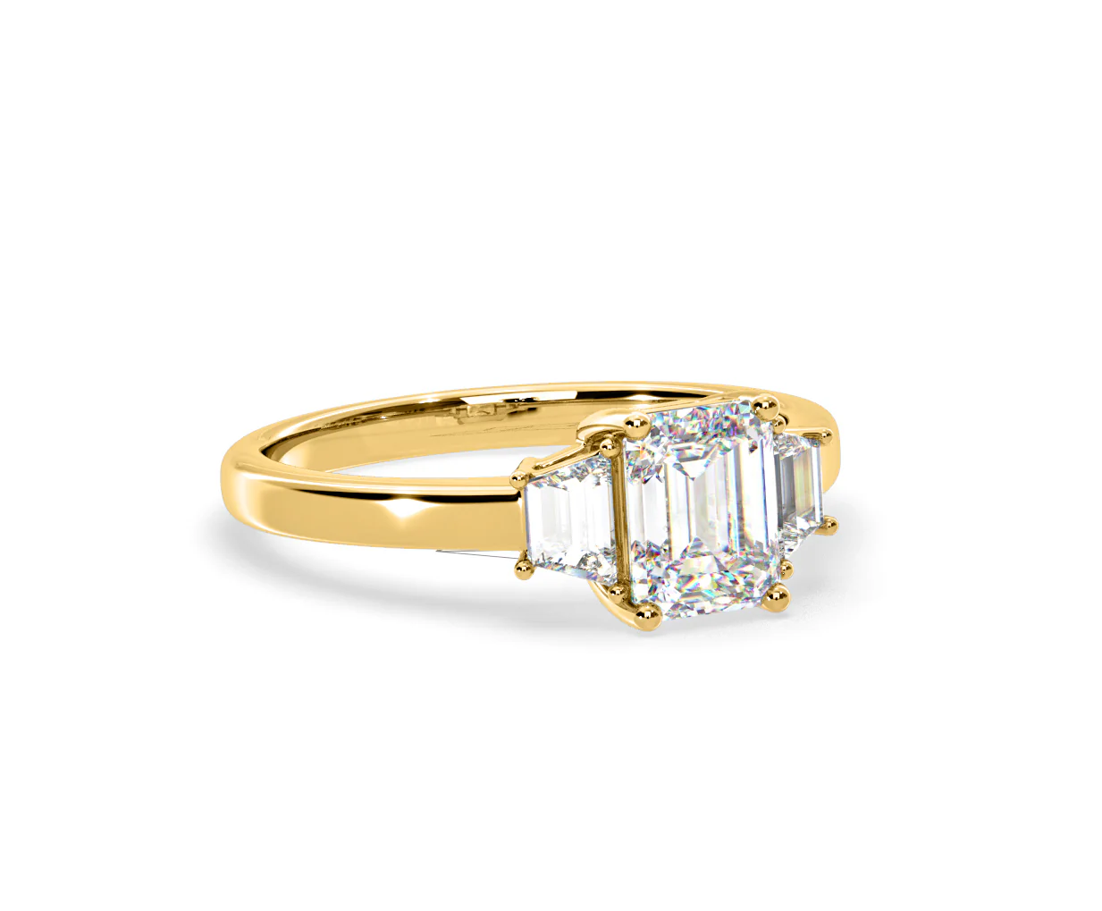 Erika Lab Diamond 1.70ct Emerald Cut Ring in 18K Yellow Gold F/VS1 - Image 80