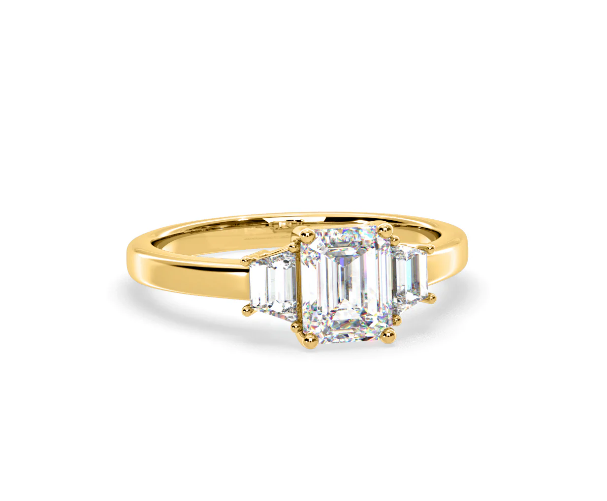 Erika Lab Diamond 1.70ct Emerald Cut Ring in 18K Yellow Gold F/VS1 - Image 83