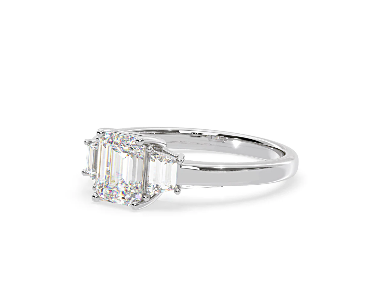 Erika Lab Diamond 1.70ct Emerald Cut Ring in Platinum F/VS1 - Image 15