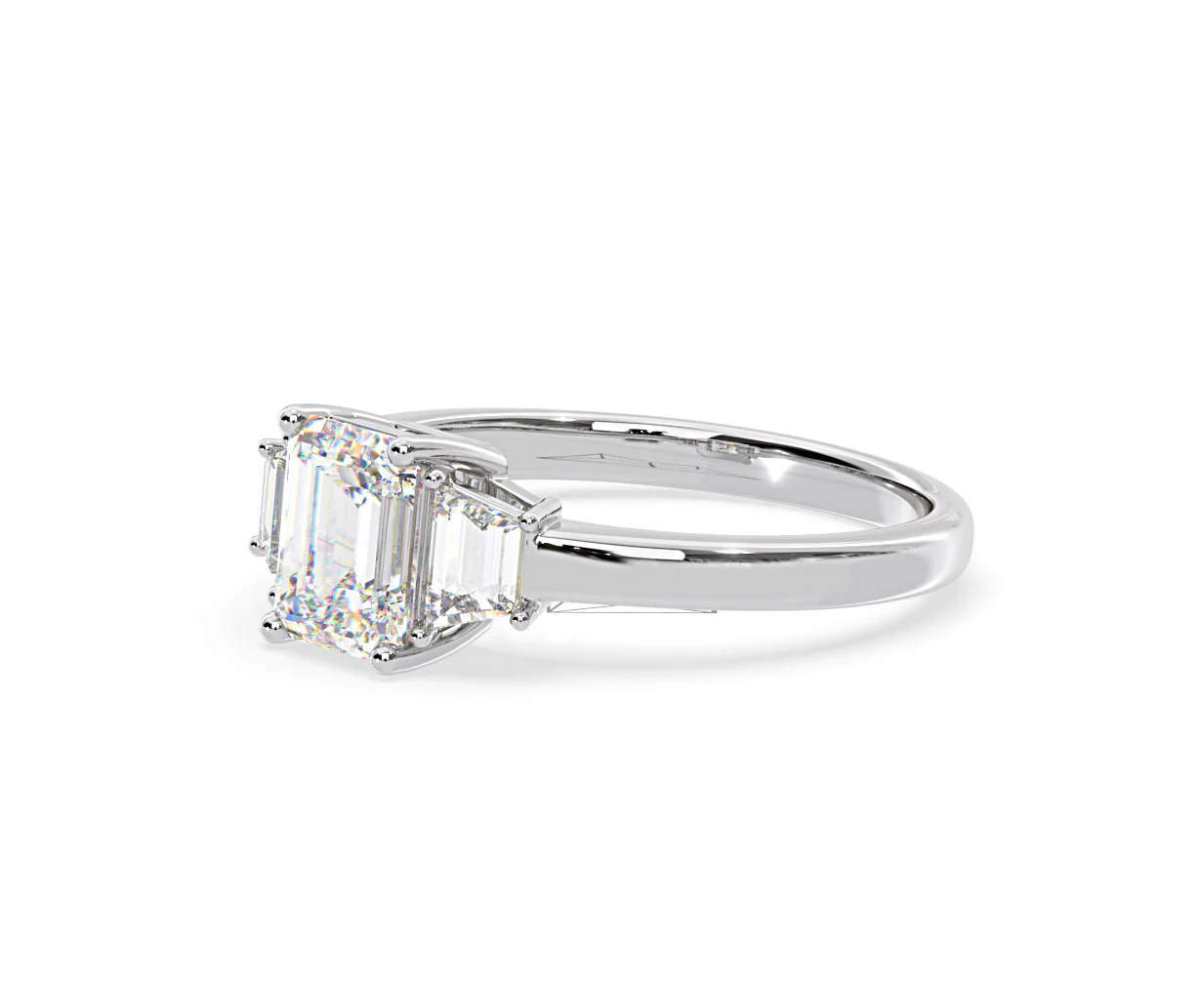 Erika Lab Diamond 1.70ct Emerald Cut Ring in Platinum F/VS1 - Image 17