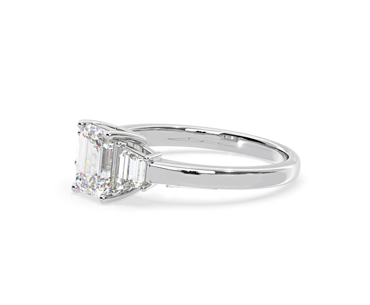 Erika Lab Diamond 1.70ct Emerald Cut Ring in Platinum F/VS1 - Image 19