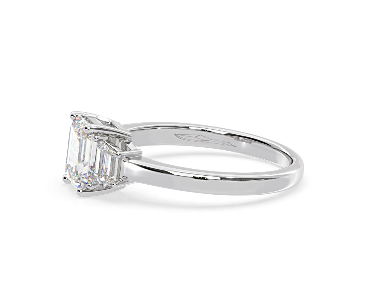 Erika Lab Diamond 1.70ct Emerald Cut Ring in Platinum F/VS1 - Image 23