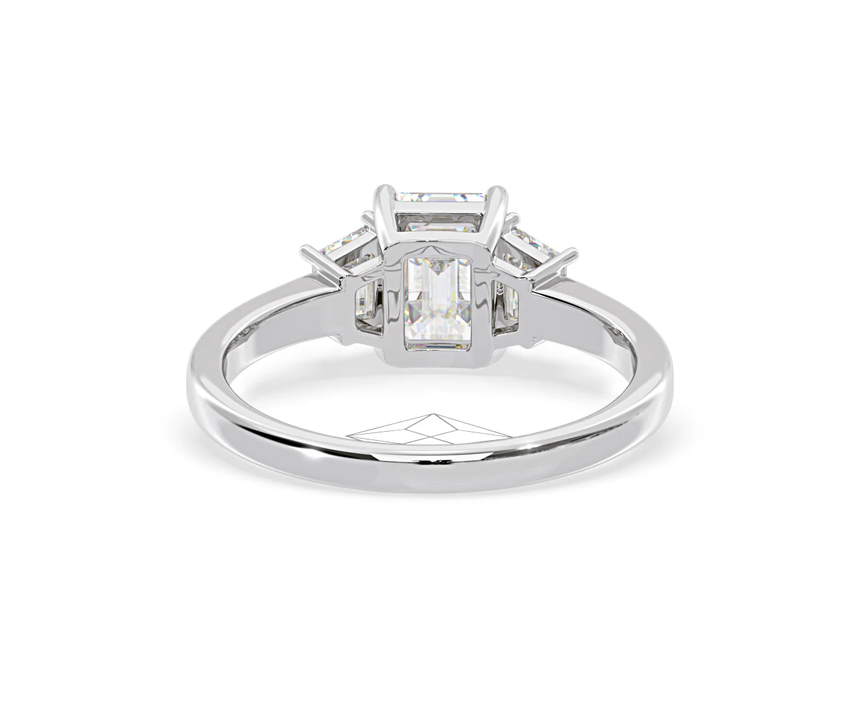 Erika Lab Diamond 1.70ct Emerald Cut Ring in Platinum F/VS1 - Image 47