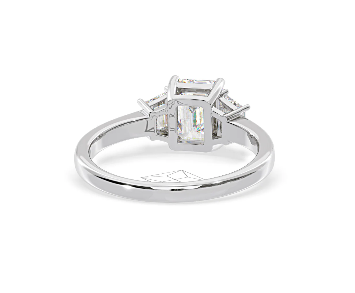 Erika Lab Diamond 1.70ct Emerald Cut Ring in Platinum F/VS1 - Image 49
