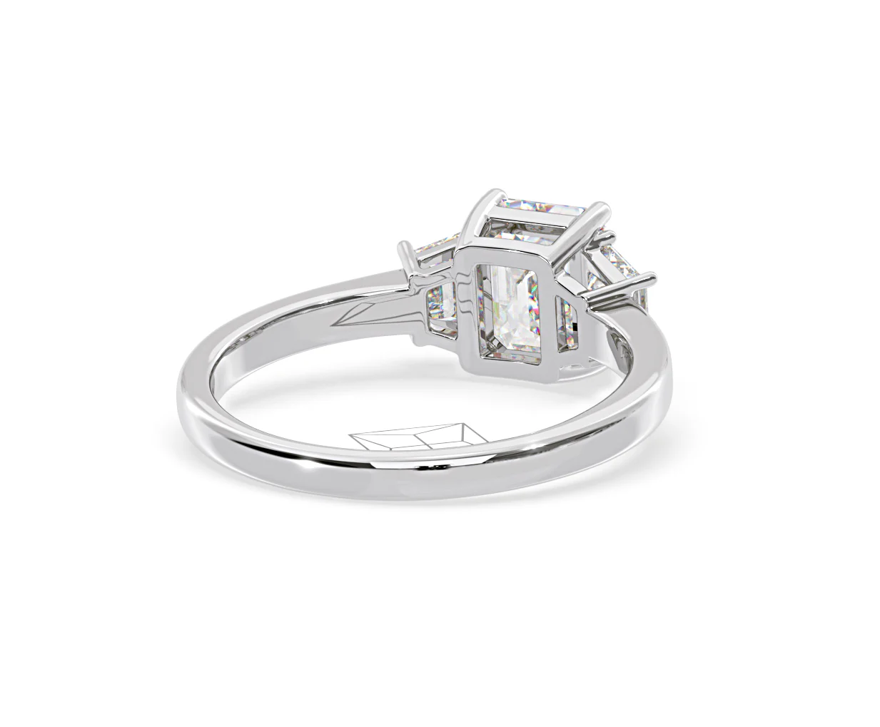Erika Lab Diamond 1.70ct Emerald Cut Ring in Platinum F/VS1 - Image 52
