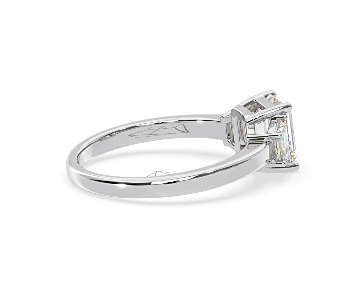 Erika Lab Diamond 1.70ct Emerald Cut Ring in Platinum F/VS1 - Image 62