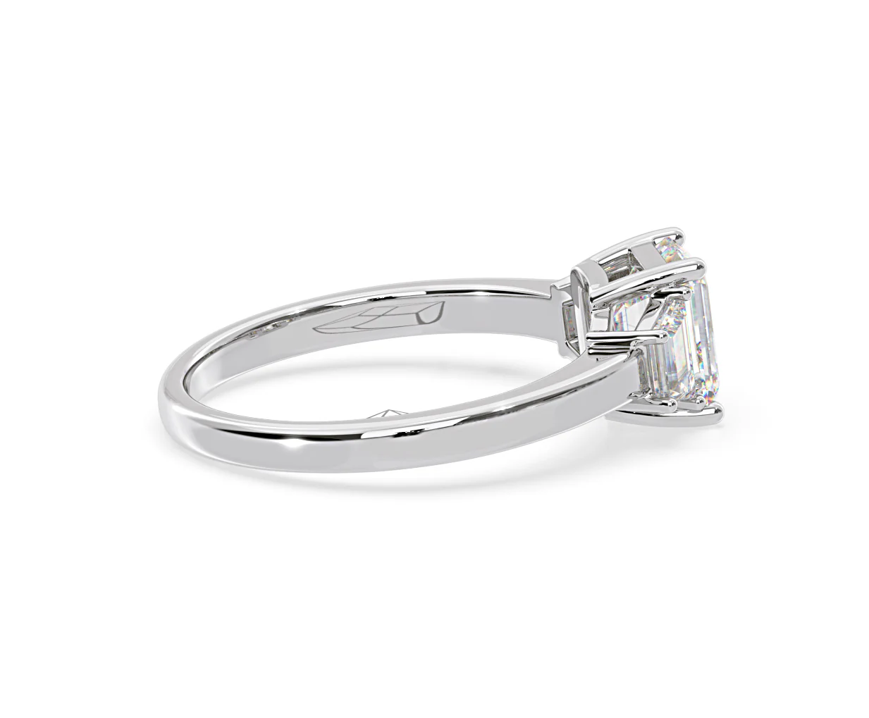 Erika Lab Diamond 1.70ct Emerald Cut Ring in Platinum F/VS1 - Image 64