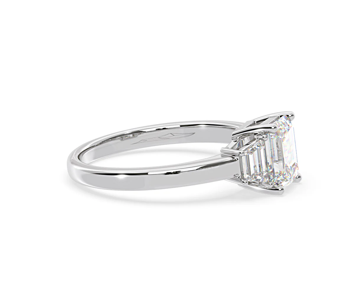 Erika Lab Diamond 1.70ct Emerald Cut Ring in Platinum F/VS1 - Image 71