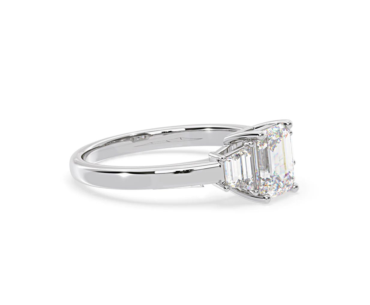 Erika Lab Diamond 1.70ct Emerald Cut Ring in Platinum F/VS1 - Image 74