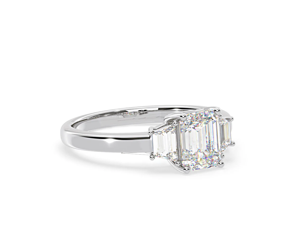Erika Lab Diamond 1.70ct Emerald Cut Ring in Platinum F/VS1 - Image 79
