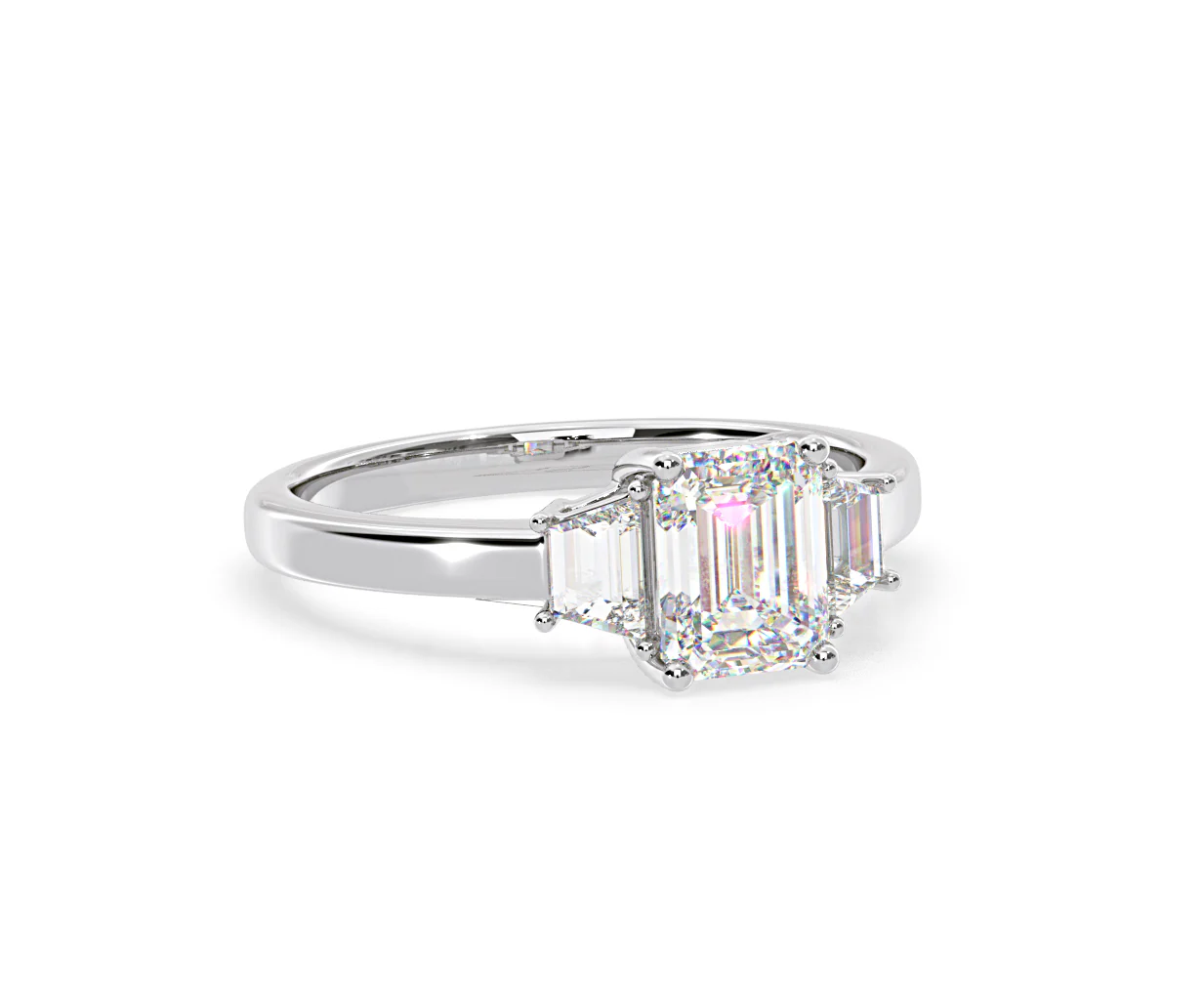 Erika Lab Diamond 1.70ct Emerald Cut Ring in Platinum F/VS1 - Image 81